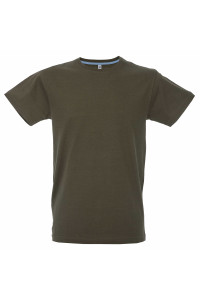 Oferta camiseta de trabajo California hombre verde militar