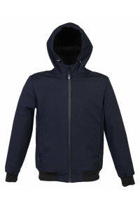 Oferta Chaqueta softshel de trabajo azul marino London de concha blanda
