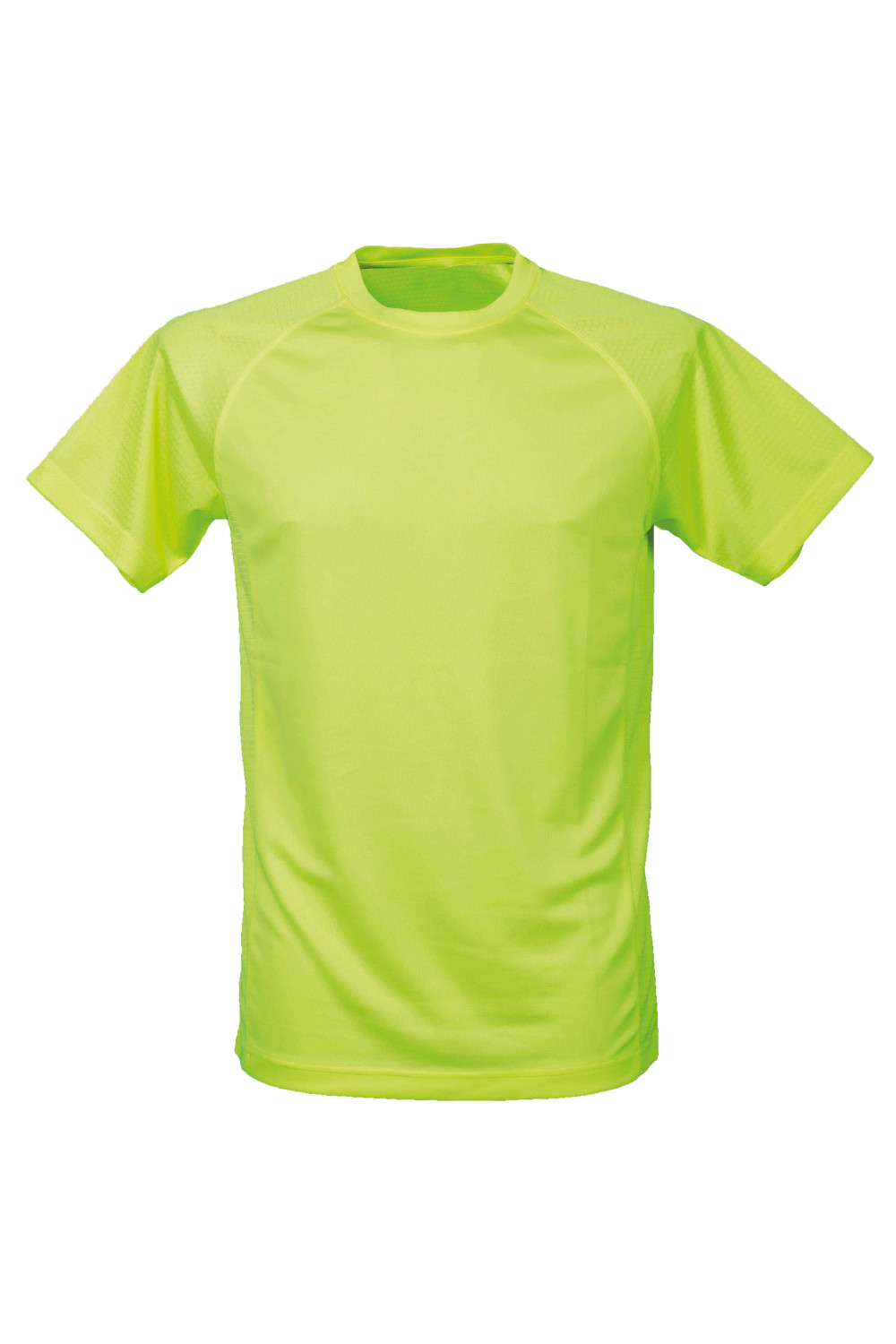 Oferta camiseta hombre Montevideo fluorescente amarilla para trabajo