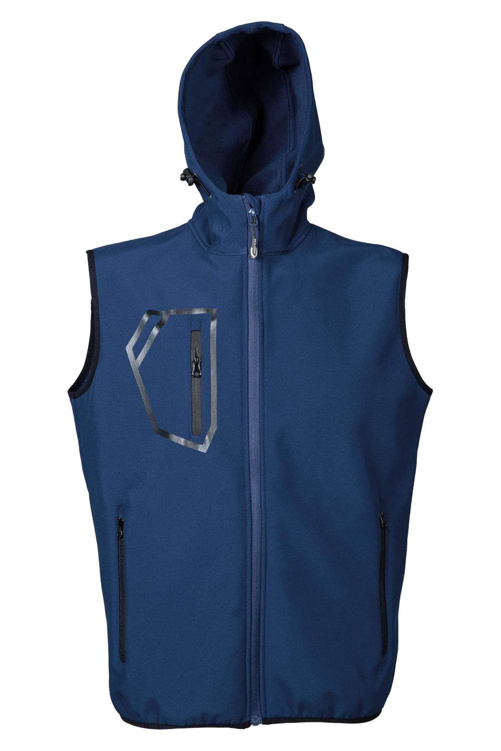 Oferta Chaleco de trabajo soft shell azul marino stelvio soft shell
