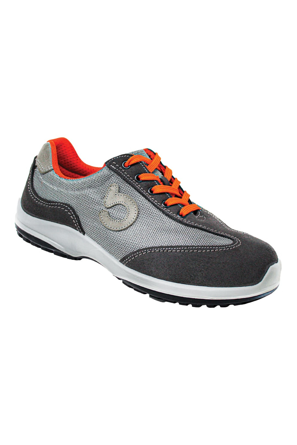 Oferta zapatos de trabajo bxwork s1p gris y naranja