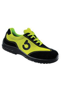 Oferta Zapatos de trabajo bxwork verdes y negros.
