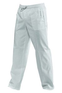 Offre Pantalon de docteur blanc unisexe  pas cher