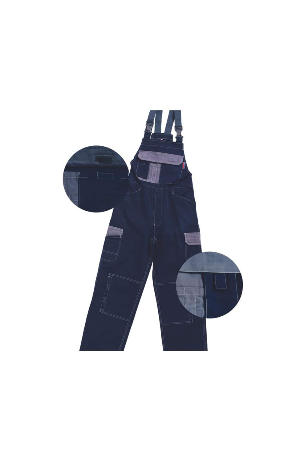 Online Sale Blue Cotton Work Overalls at Cheap Prices