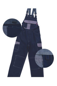 Online Sale Blue Cotton Work Overalls at Cheap Prices