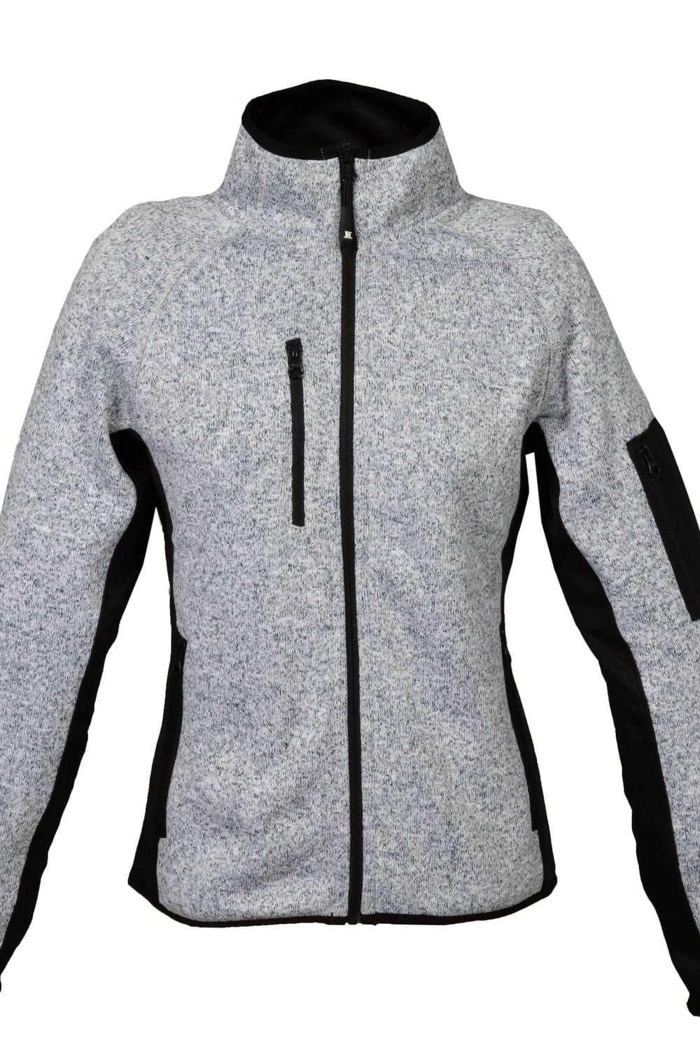 Vendita Felpa in maglia da donna zip lunga online in offerta