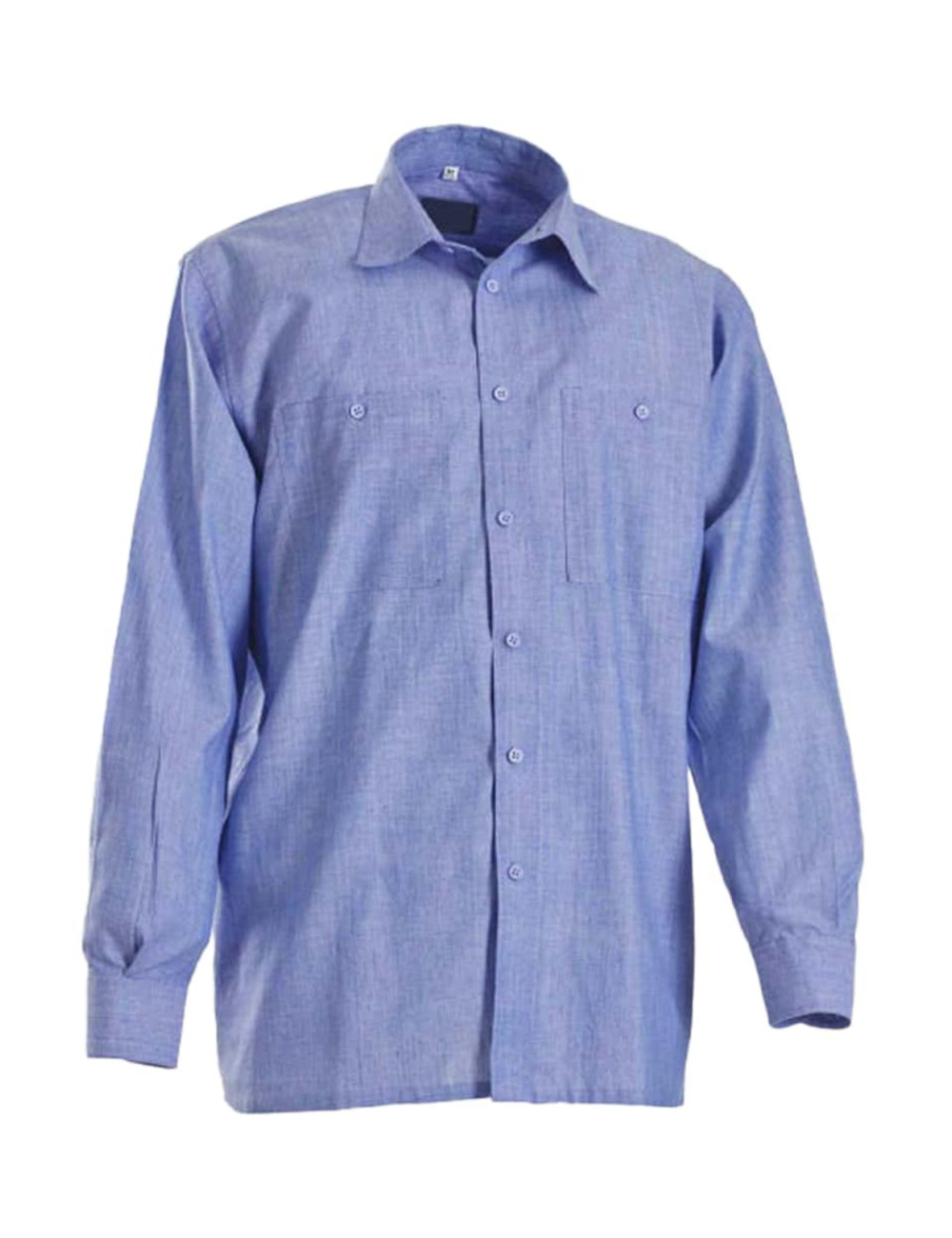 Light Blue Cotton Work Shirt On Sale Online