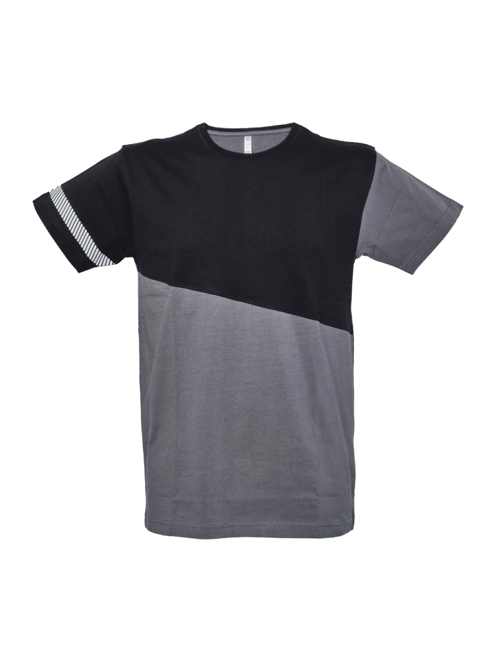 T-shirt Bicolore In Cotone Gr.165