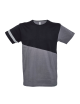 T-shirt Bicolore In Cotone Gr.165