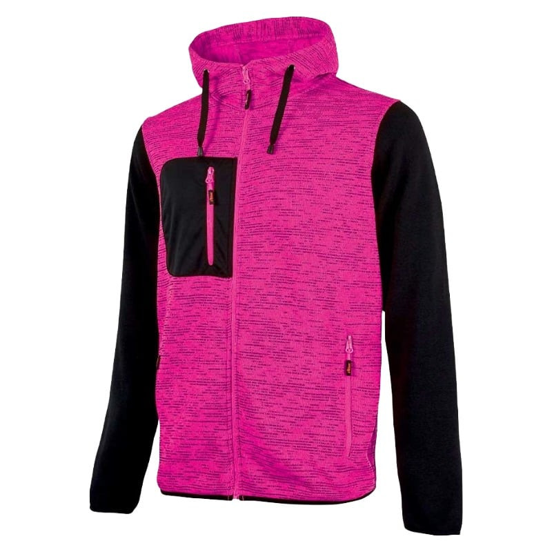 Felpa da lavoro da donna U-Power Rainbow Lady con cappuccio