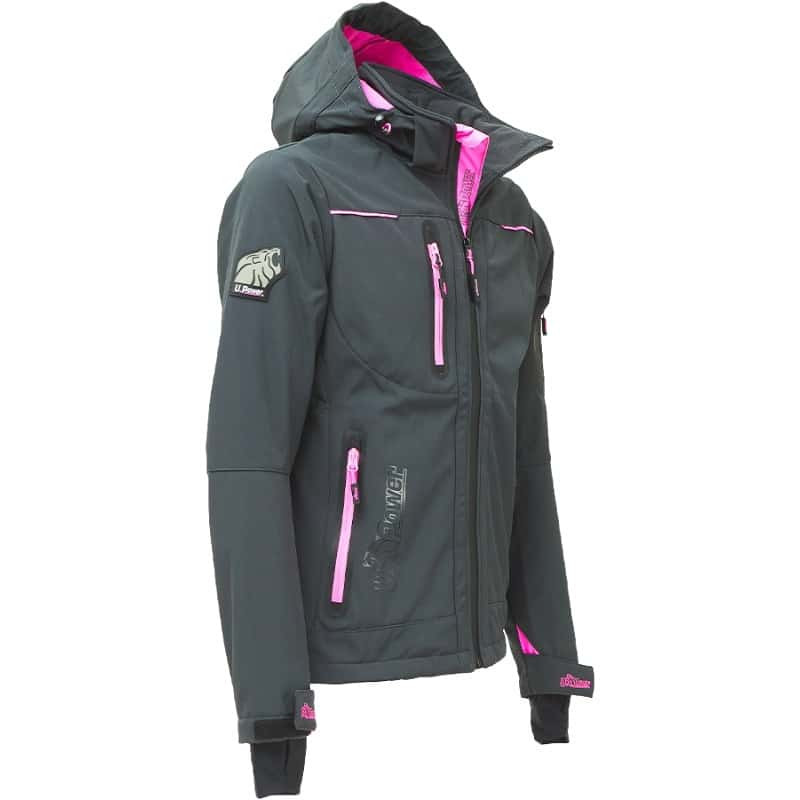 Giacca softshell da lavoro donna U-Power Space Lady