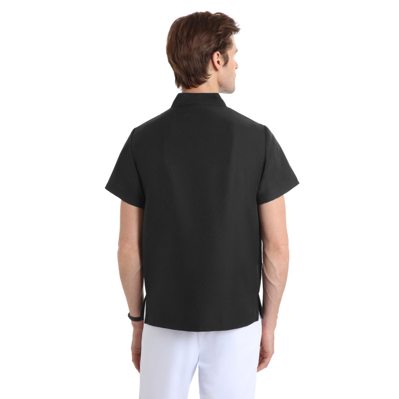 Casacca Next unisex Black NO STIRO Quick Medical Uniform