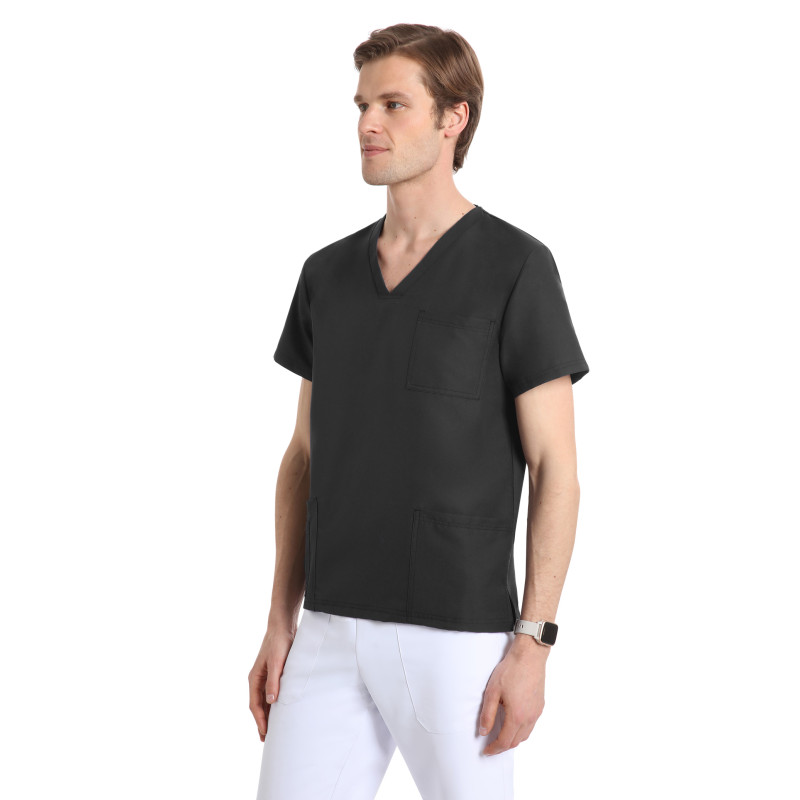 Casacca Smart unisex Black NO STIRO Quick Medical Uniform