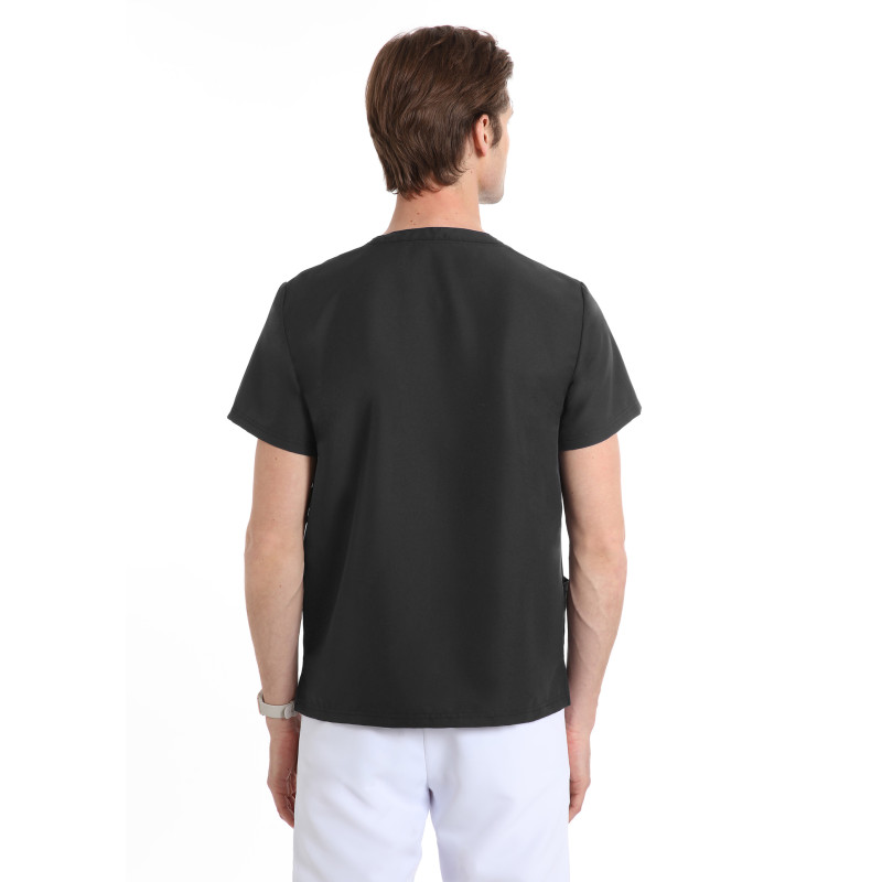 Casacca Smart unisex Black NO STIRO Quick Medical Uniform