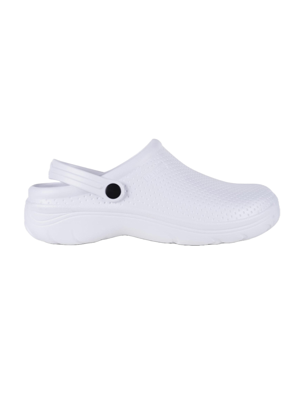 Biete weiße, schwarz-blaue EVA-Kunststoff-Clogs für die Arbeit an