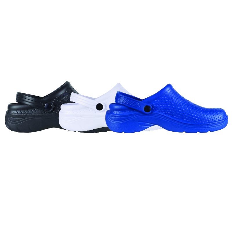 Offer Clogs in eva plastic white black blue for work