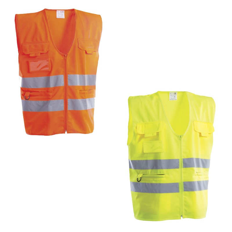 Vente de Gilet multipoches haute visibilité en ligne