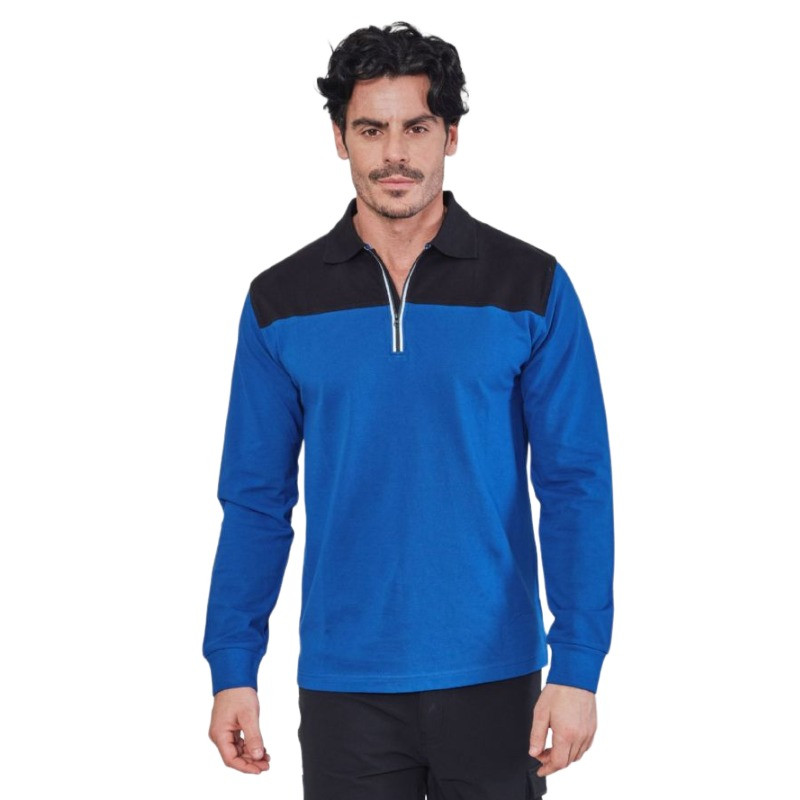 Venta online Polo Ljubljana polo de trabajo largo/largo negro a precios económicos