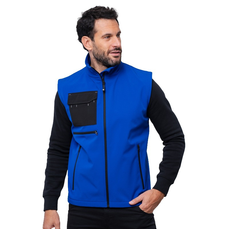 Oferta Chaleco soft shell zermatt navy soft shell de trabajo