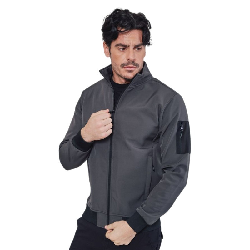 Oferta Chaqueta de trabajo suave soft shell chamonix azul marino