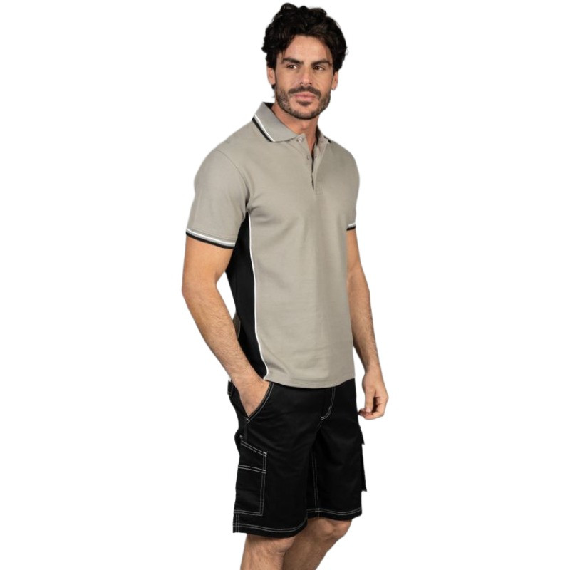 Oferta pantalón de trabajo vigo stretch corto negro al precio más bajo