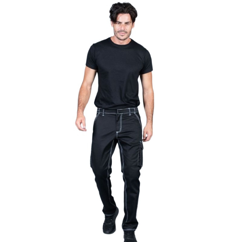 Oferta pantalón trabajo vigo stretch hombre negro al precio más bajo