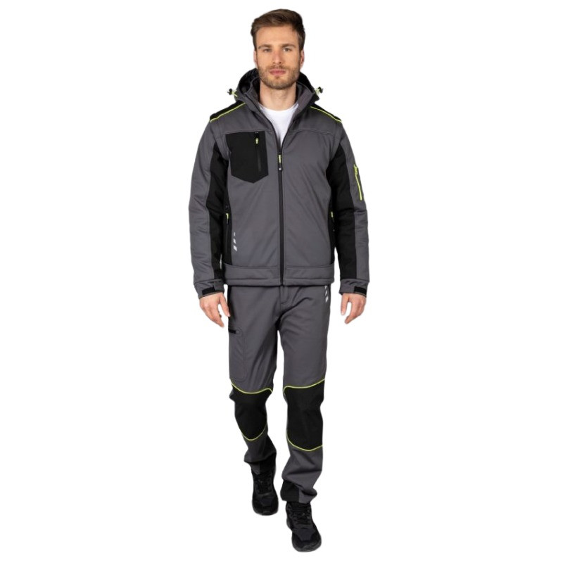 Oferta Pantalón de trabajo tonal softshell azul marino al precio más bajo