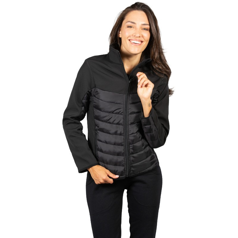 Biete Softshell-Arbeitsjacke „Bergen Lady“ in Schwarz/Schwarz an
