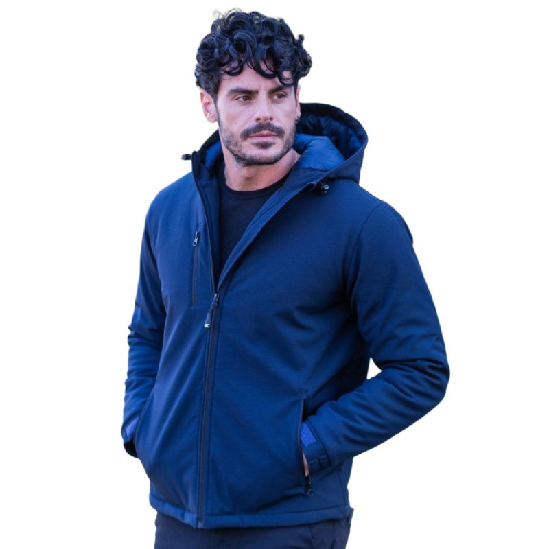 Outlet Chaqueta de trabajo soft shell sestriere hombre azul marino