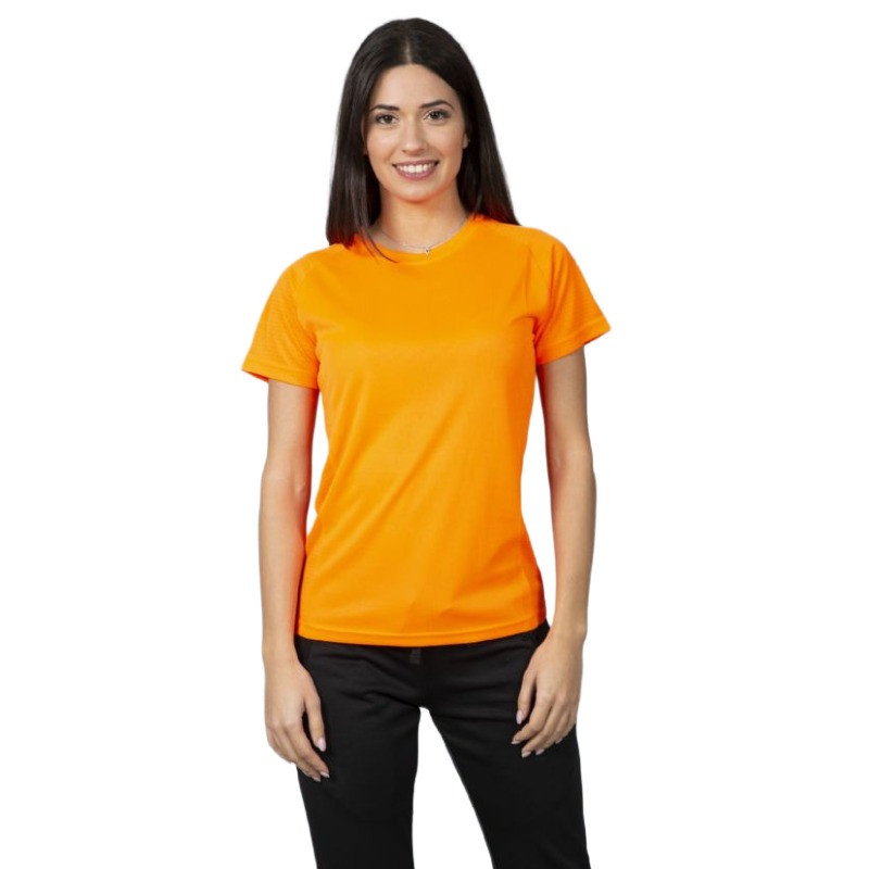 Biete Montevideo Damen-Arbeits-T-Shirt Fluo T-Sh in Gelb an
