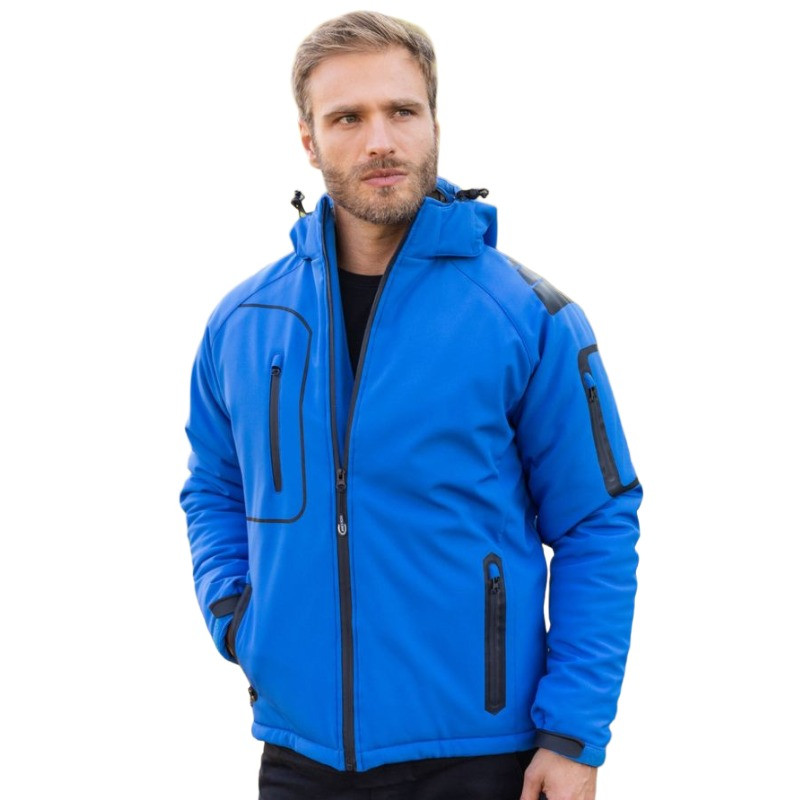Oferta Chaqueta de trabajo soft shell cervinia hombre azul marino