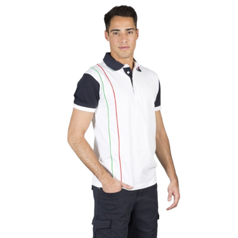 Vendita online Polo new strasburgo white polo da lavoro a prezzi economici