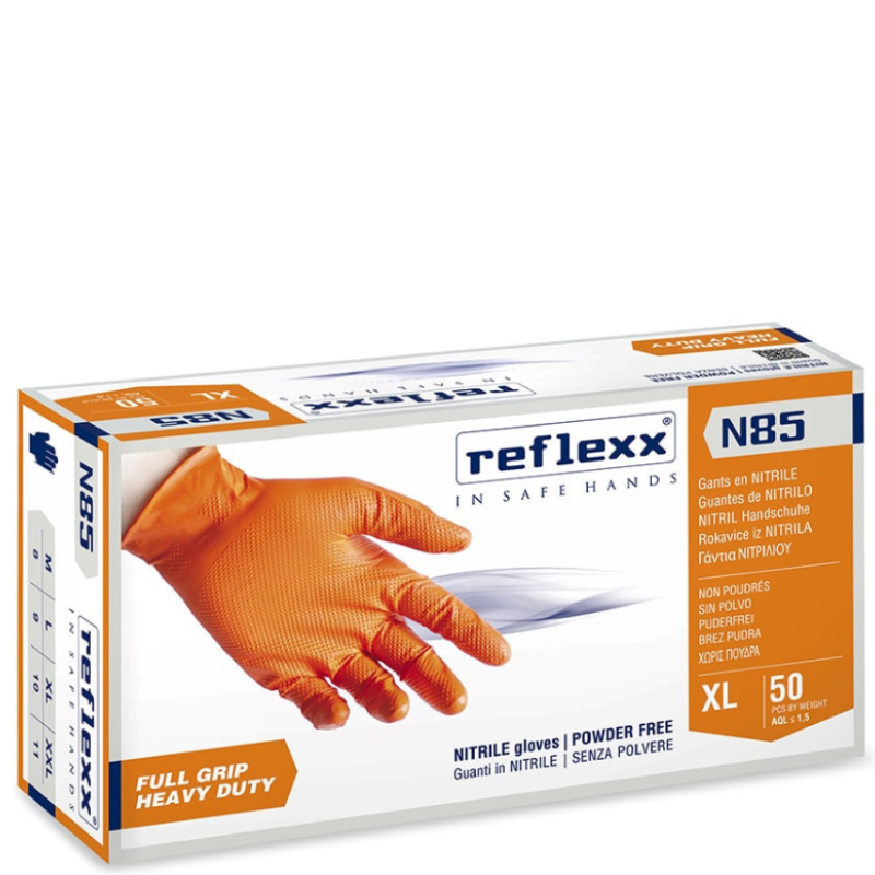 Orange Nitrile Gloves Sale Online On Sale