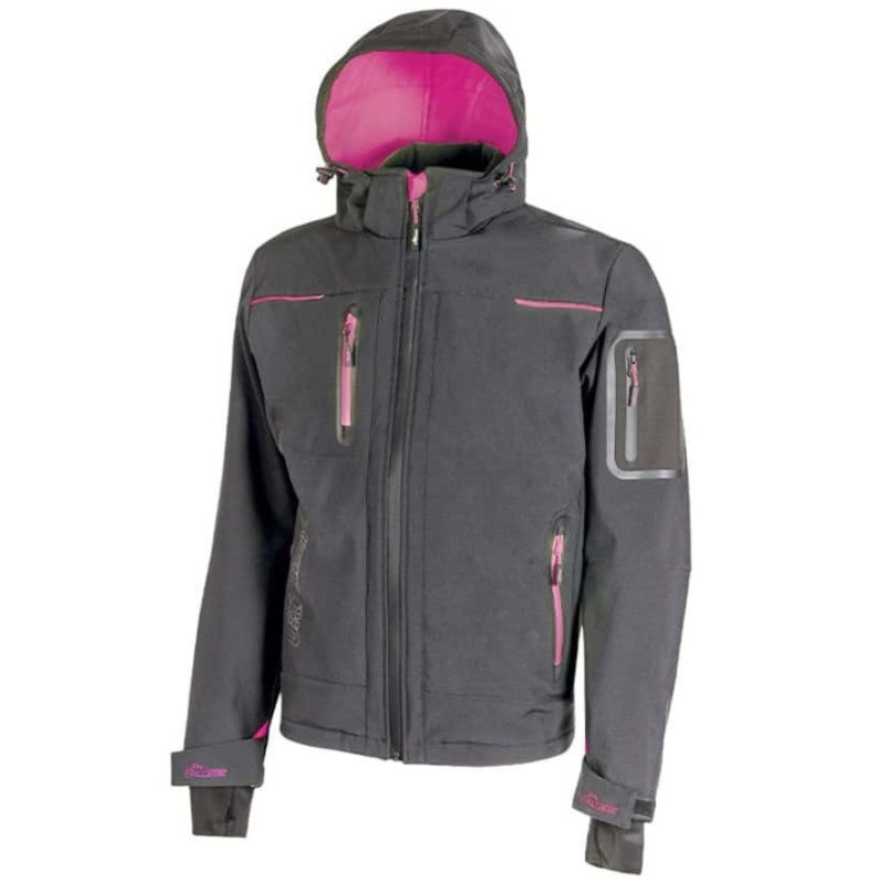 Giacca softshell da lavoro donna U-Power Space Lady