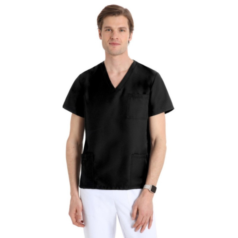 Casacca Smart unisex Black NO STIRO Quick Medical Uniform