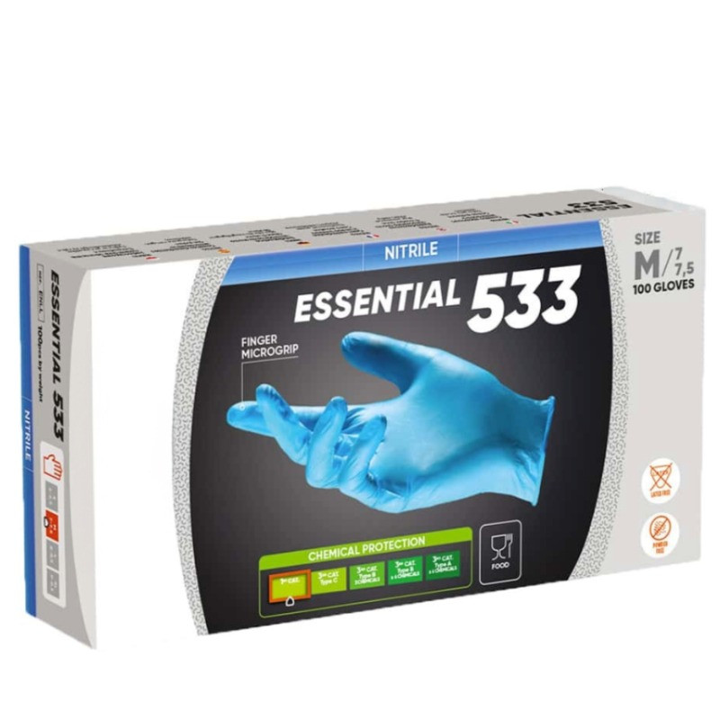 Offre Gants de travail en nitrile jetable pas cher