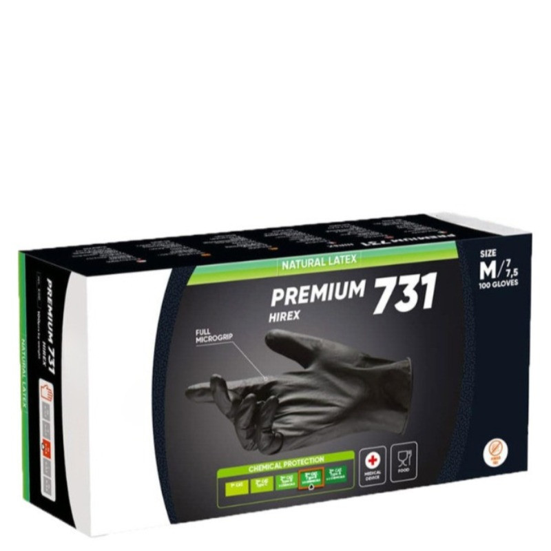 Offer Disposable Black Latex Work Glove at the lowest price