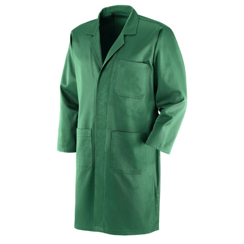 Giubbino cotone verde da lavoro