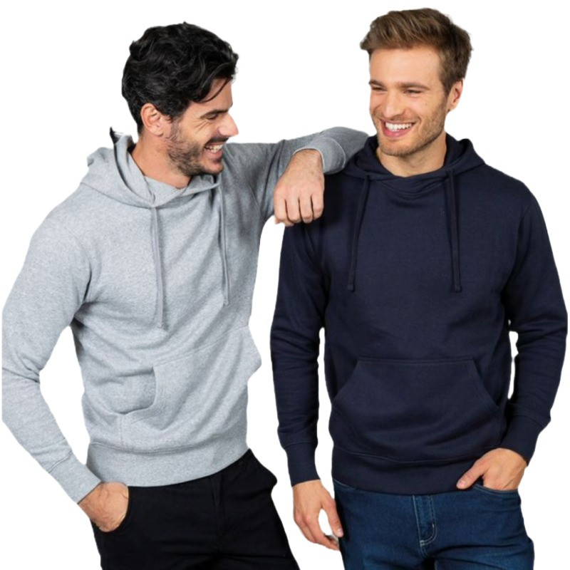 Sudadera con capucha de algodón mezclado para el trabajo.