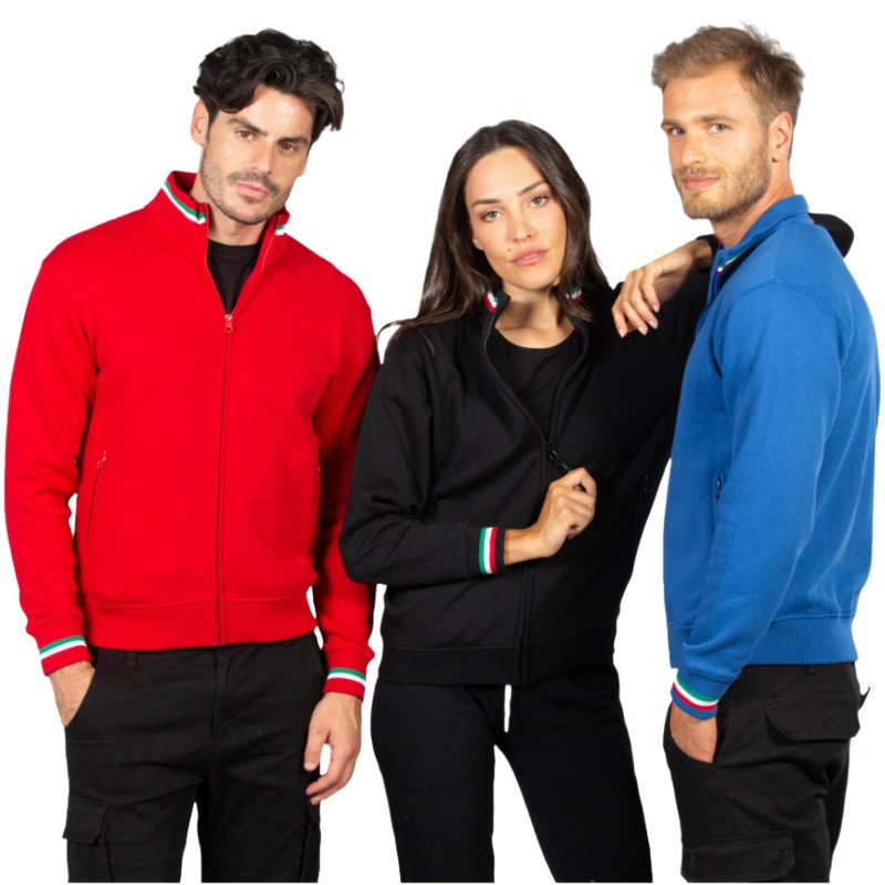 Sale Arbeits-Sweatshirt mit dreifarbigem Profil online im Angebot