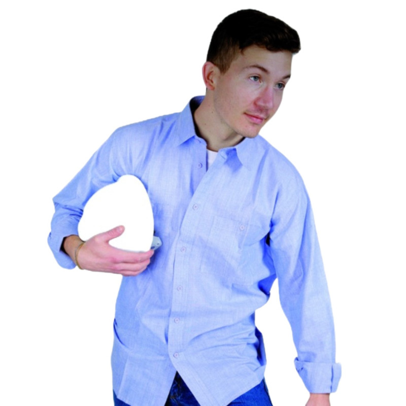 Chemise de travail  en coton bleu au meilleur prix