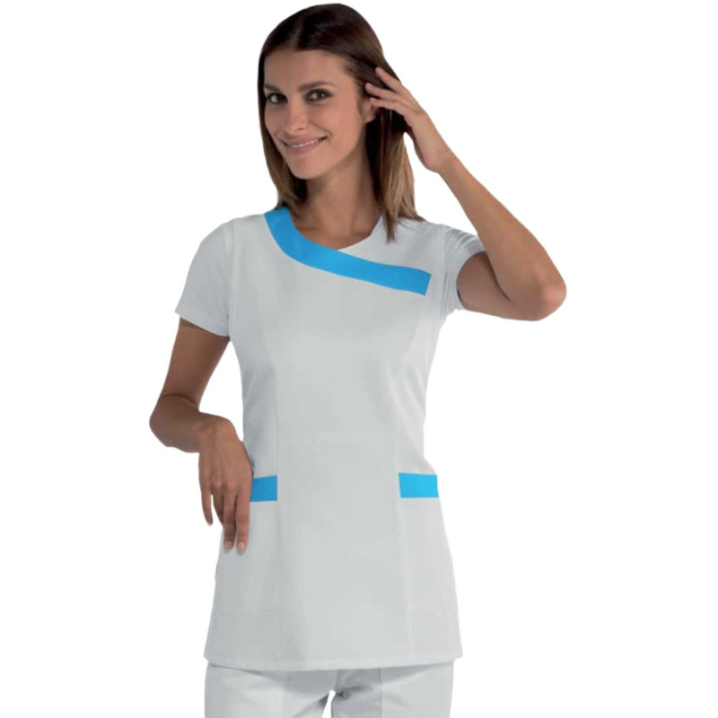 Túnica azul y blanca en oferta a la venta online