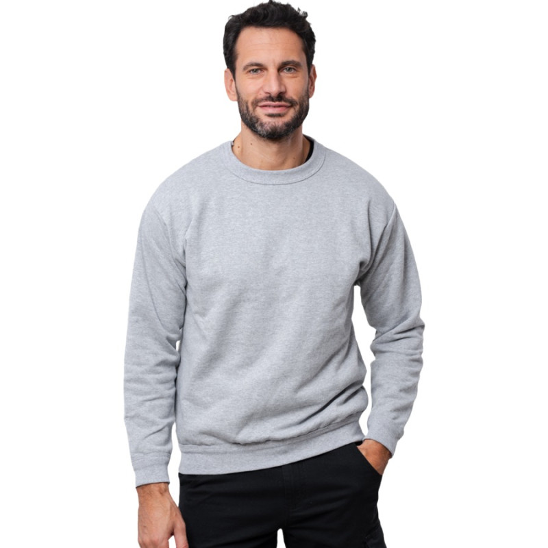Venta de sudadera de trabajo con cuello redondo online en oferta