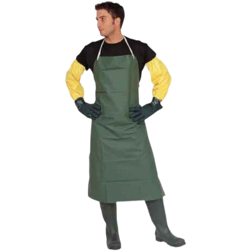 Sale Green PVC Work Apron Online On Sale