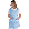 Sleeveless Unisex Blue Poncho