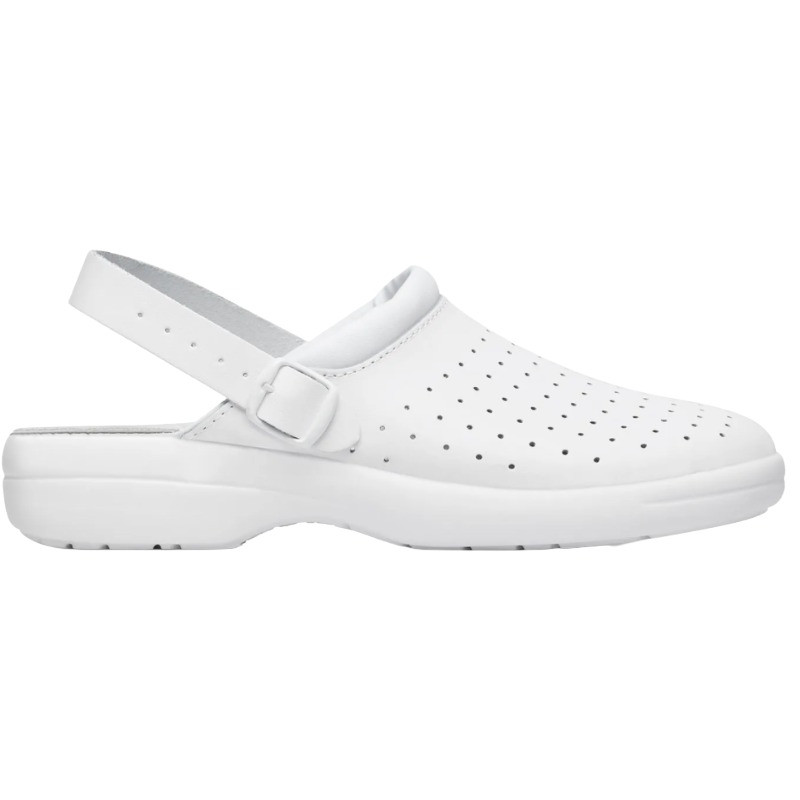 Offre Sabot en cuir blanc