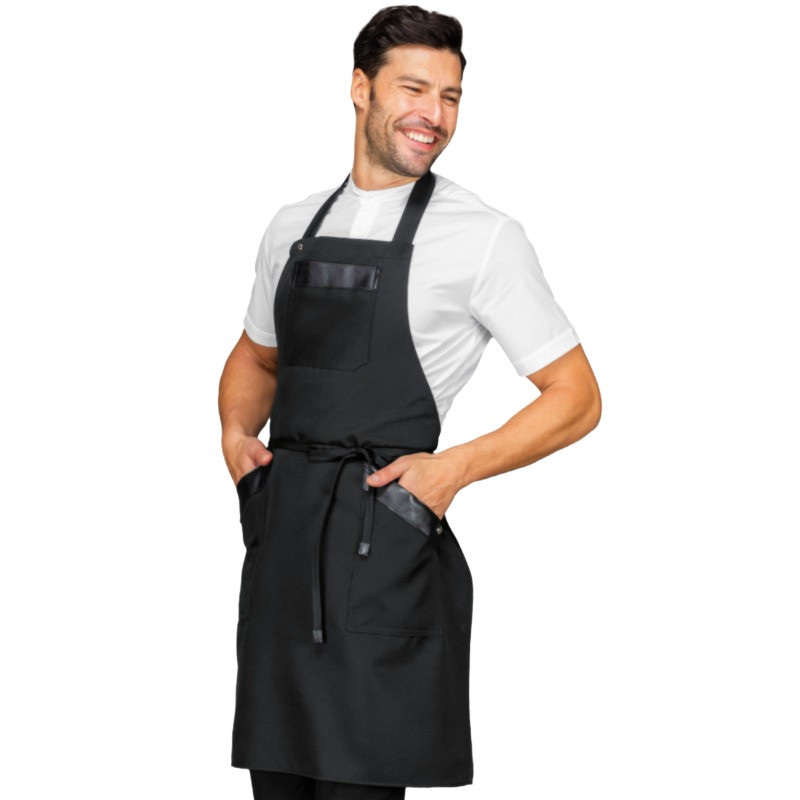 Long Unisex Black Apron