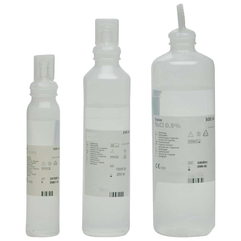 Offer 500ml physiological solution. for work