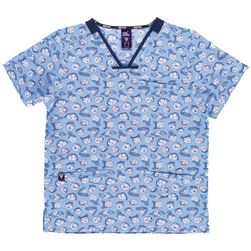 Offer Unisex Patterned Work Tunic