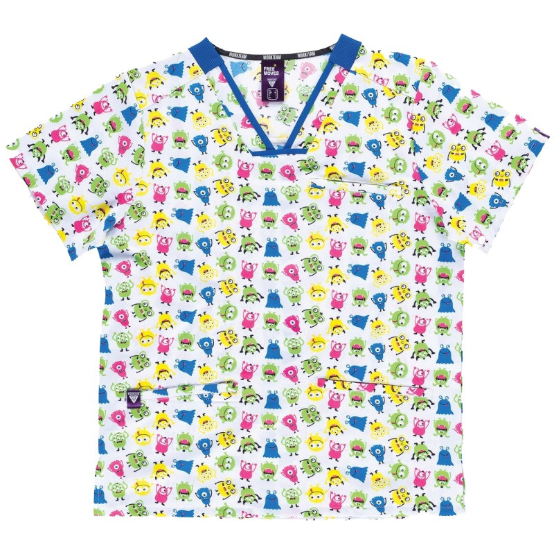 Offer Unisex Patterned Work Tunic